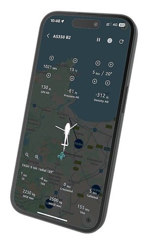 Tool in the Cockpit weight and balance screen